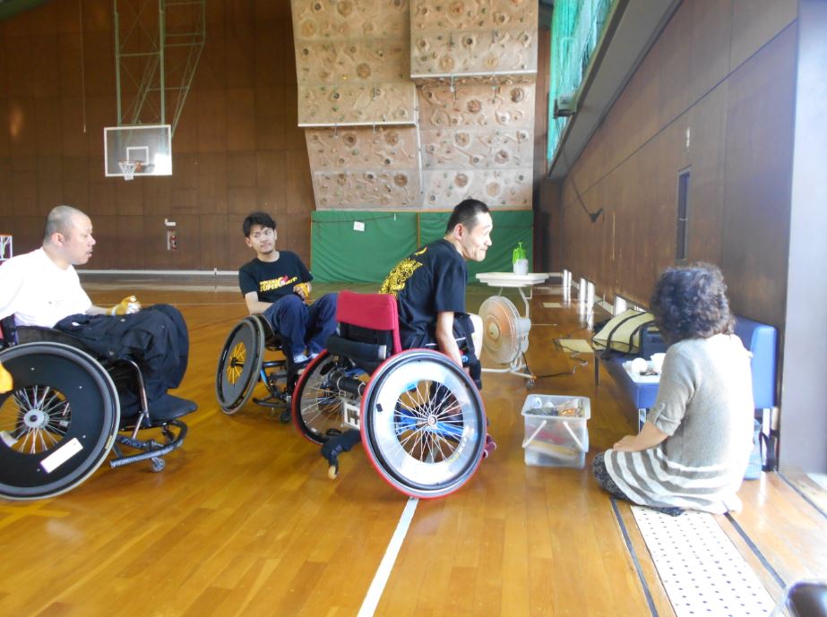 休憩中