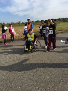 富山マラソンのゴールの瞬間⑤