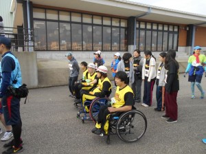 スタート直前の前