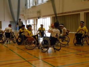 試合中③